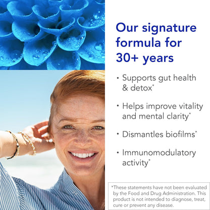 Biocidin Capsules - Biofilm Disruptor - Supports Gut Detox Cleanse, Healthy Microbial Balance, Immune Function &amp; Gut Health (90 Capsules)
