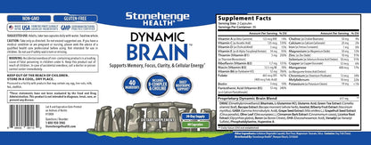 Stonehenge Health Dynamic Brain Supplement - 60 Count
