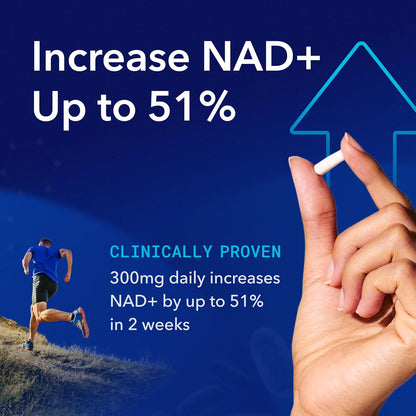 TRU NIAGEN Patented NAD+ Supplement for Anti Aging and Cell Regeneration, 300 mg Niagen, 90 Servings | 1 Bottle