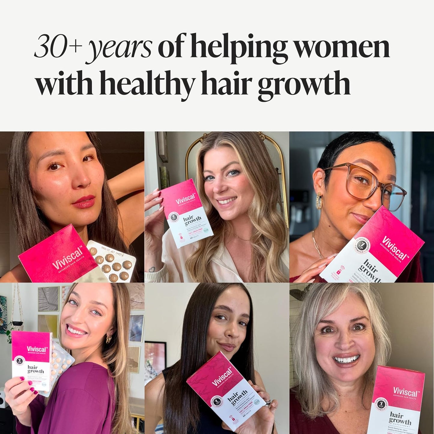 Viviscal Hair Growth Supplements For Women For Thicker, Fuller Hair