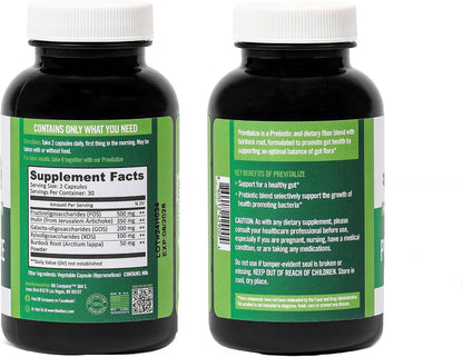 BB Company Previtalize | Prebiotics for Women, Prebiotic Fiber for Gut Health | 60 Ct